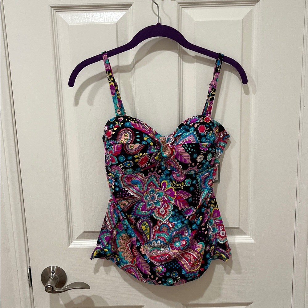 GEORGEOUS Floral Print Tankini swimsuit.
